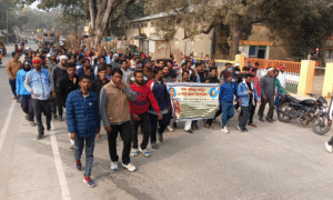 Sanitation workers' protest
