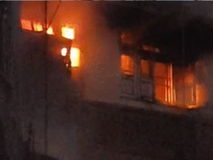 GWALIOR HOUSE FIRE 