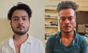 चोरी के गहने खरीदने के आरोप में सराफा कारोबारी विवेक सोनी OR गिरोह का अन्य साथी आकाश माहौर।