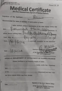  fake health certificate