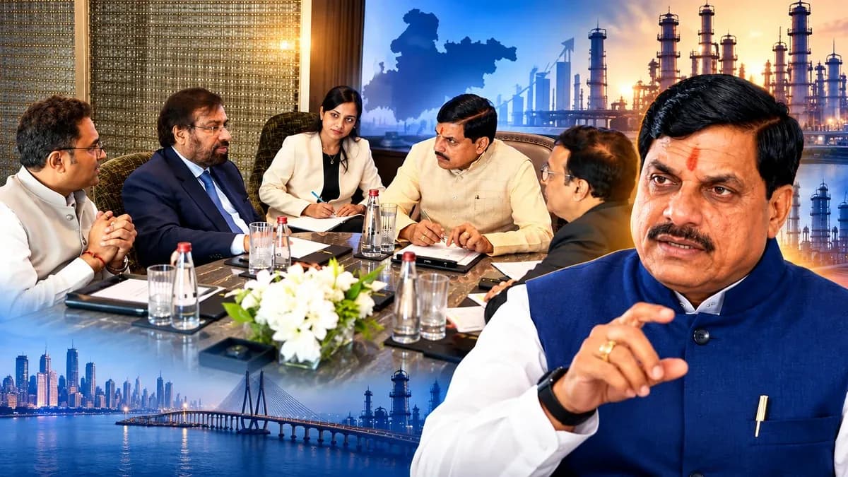 CM मोहन यादव की उद्योगपतियों से चर्चा जमीन, अनुमतियां, प्रोत्साहन और एकल-खिड़की सहयोग पर बात हुई।