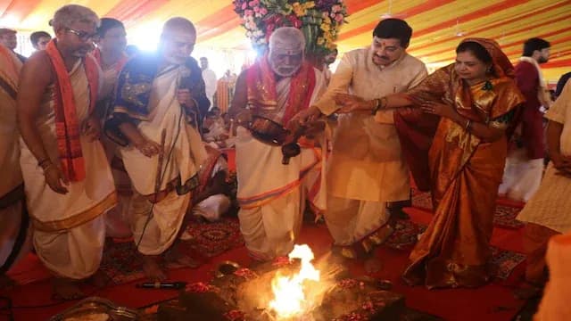 ओंकारेश्वर में विशाल समागम: चाक-चौबंद व्यवस्था के बीच सीएम ने किया पंचायतन मंदिर का शिलान्यास