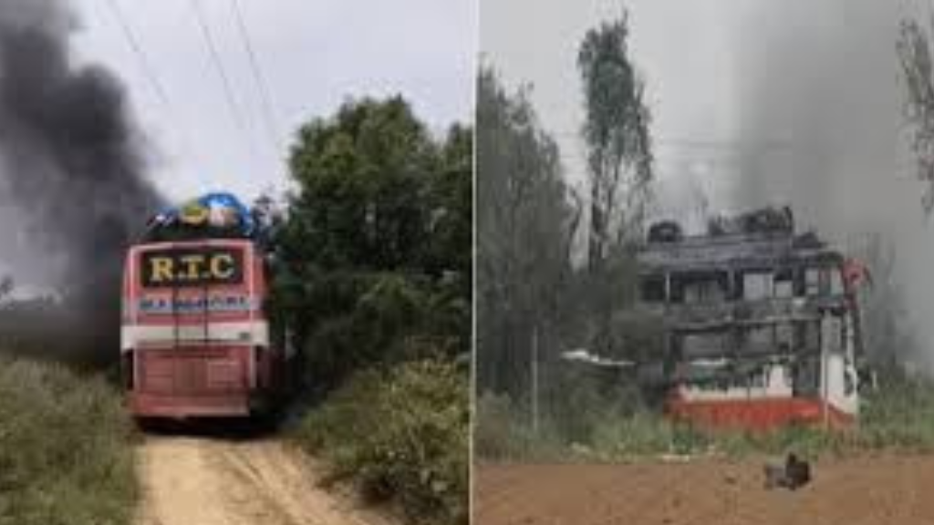 Jaipur Bus Fire Accident