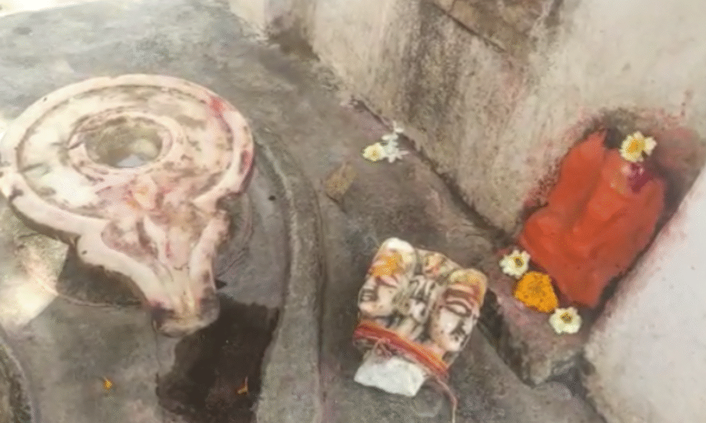 Datia Bherunath Temple Vandalism