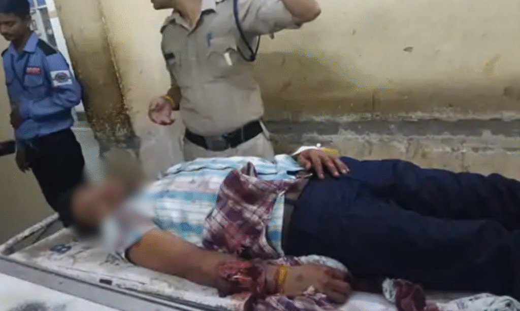 GWALIOR NEIGHBOUR FIRED