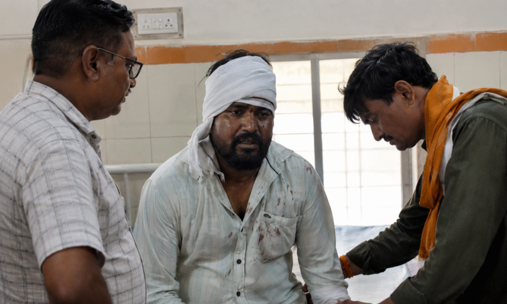 BJP leader attack