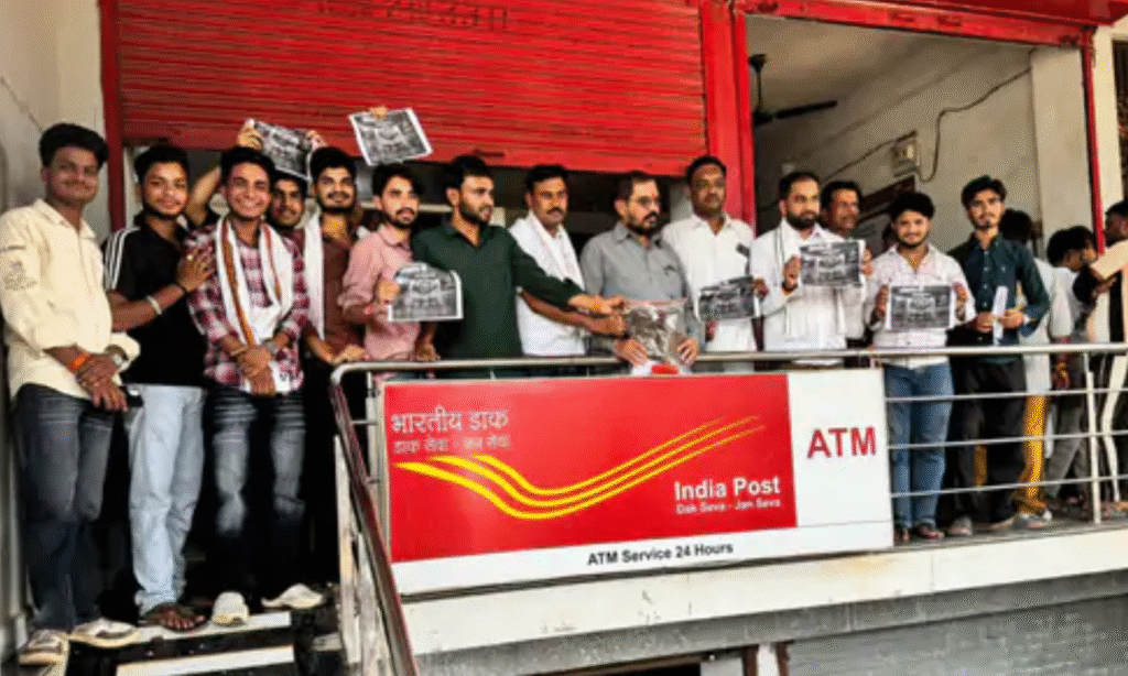 Ashoknagar NSUI protest